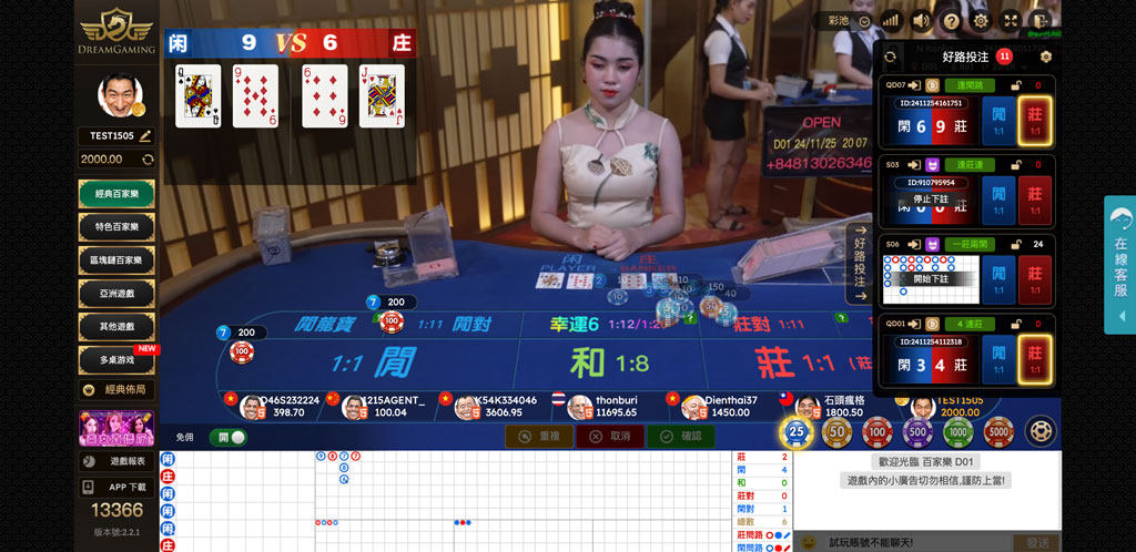 A9Play Baccarat Live